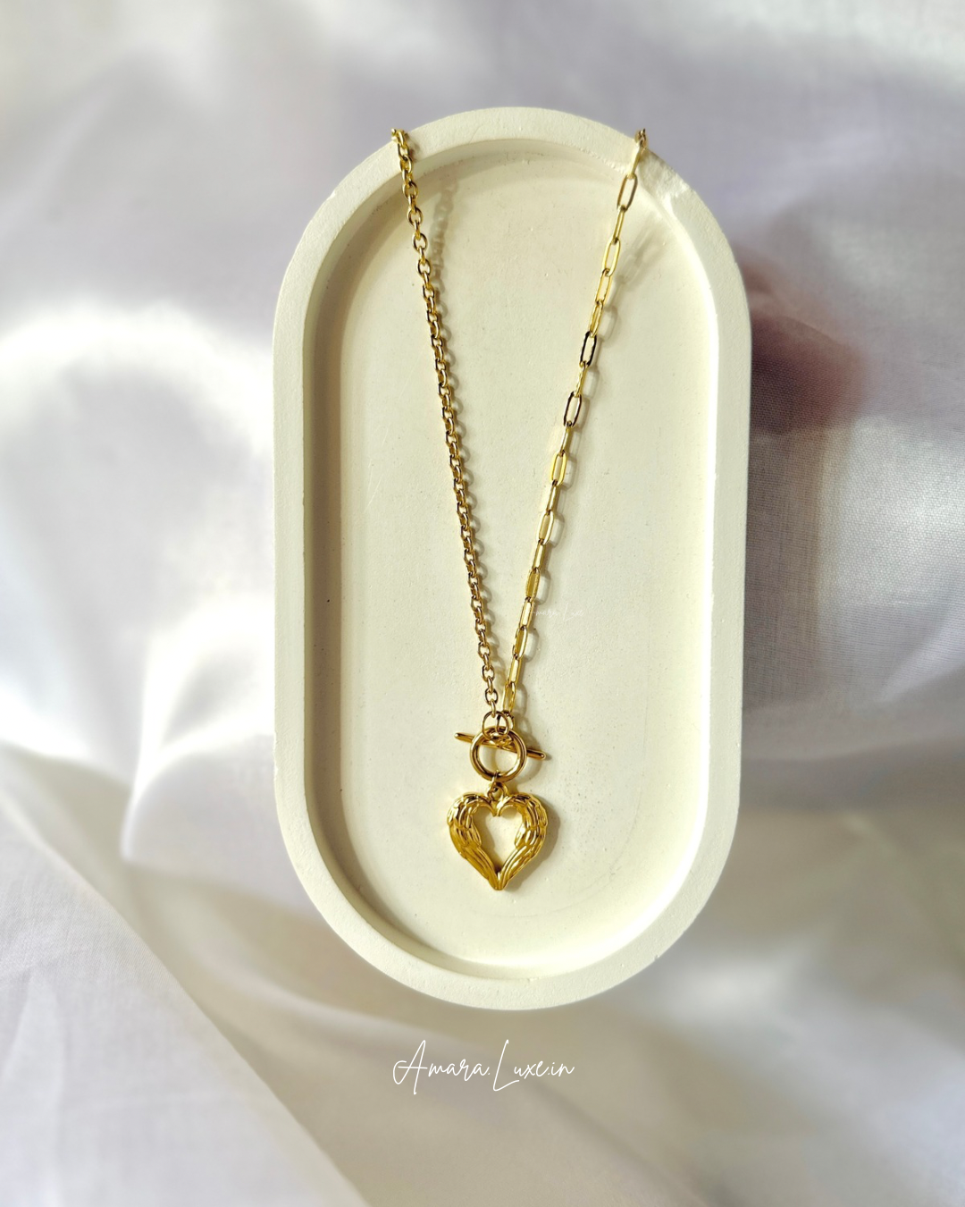 Kiara Heart Charm Necklace